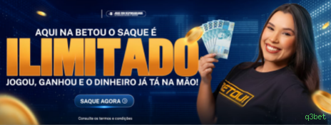 Bônus boas-vindas q3bet R$100
